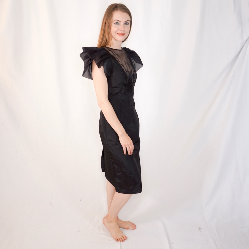 Vintage Roberta California Lotus Unique Dress 0739 - Picture 5 of 8
